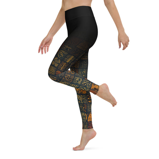 High Waist Yoga Leggings - Rumi